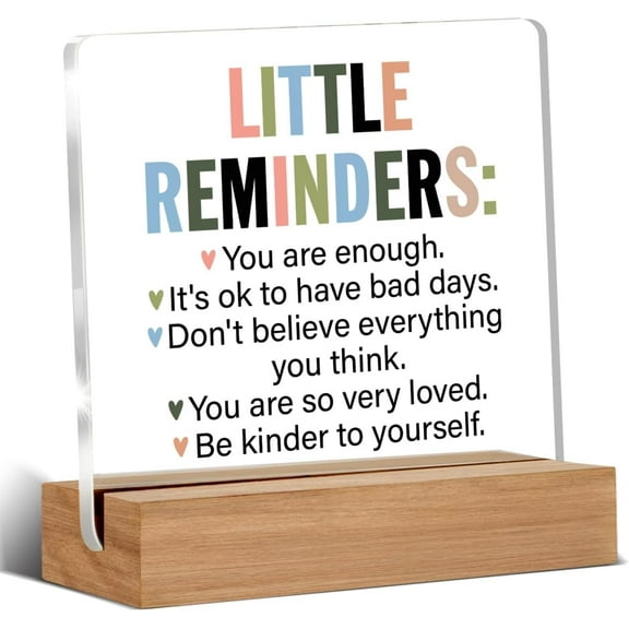 HR Gifts for Men Women HR Appreciation Gifts for Manager Director Human Resources Clear Desk Decorative Sign Acrylic Sign With Wooden Stand for Desk Table Shelf