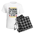 thumbnail image 4 of CafePress - Training Tiny Humans Pajamas - Women's Short Sleeve Print T-Shirt and Pants Light Cotton Pajama Set, 4 of 7