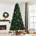 thumbnail image 2 of HOMCOM 8FT Artificial Christmas Tree Holiday Indoor Home Xmas Decoration for Party, with Foldable Base, Green, 2 of 10