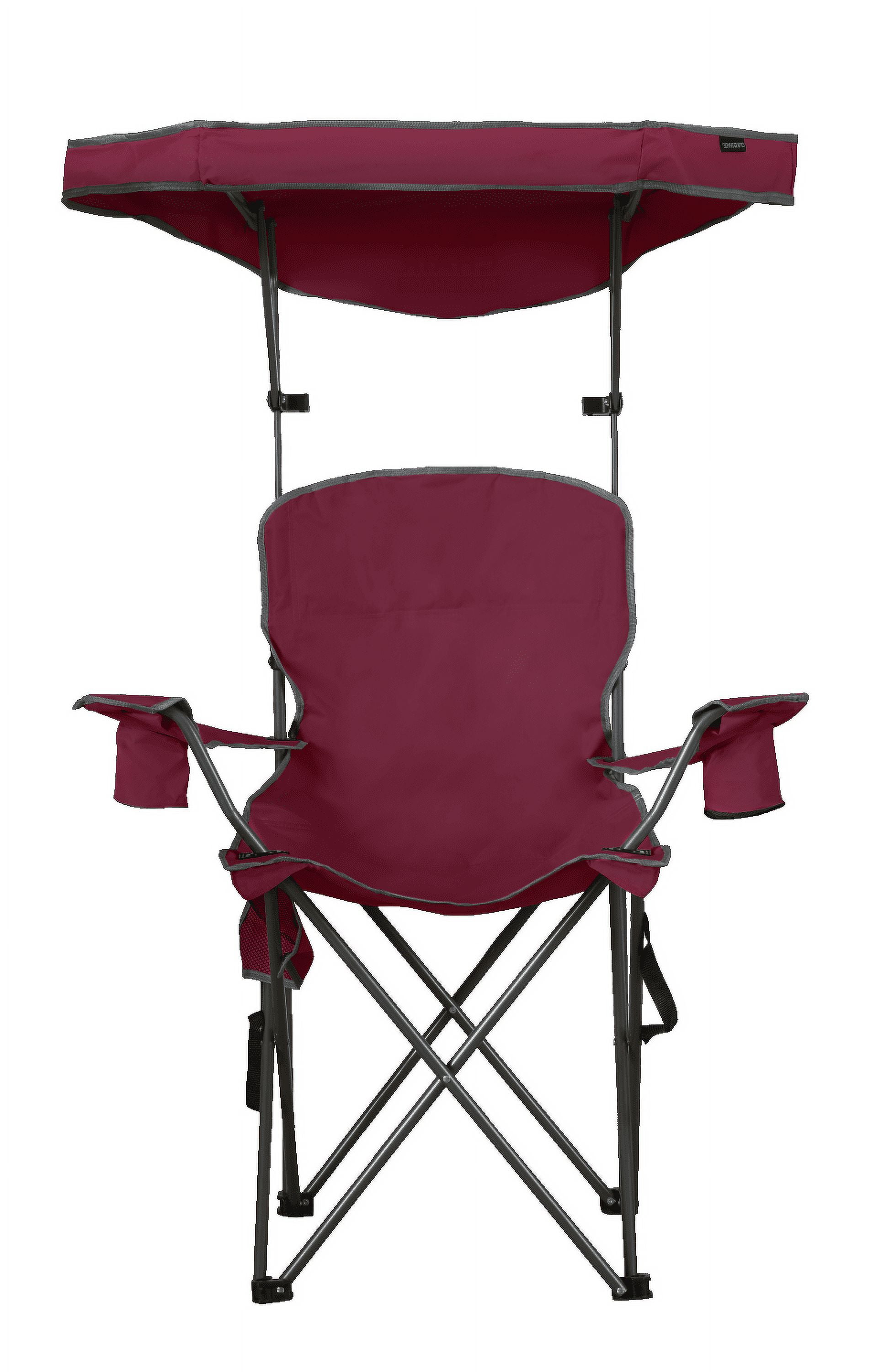 Quik Shade Max Shade Folding Chair Adult Red Gray Walmart