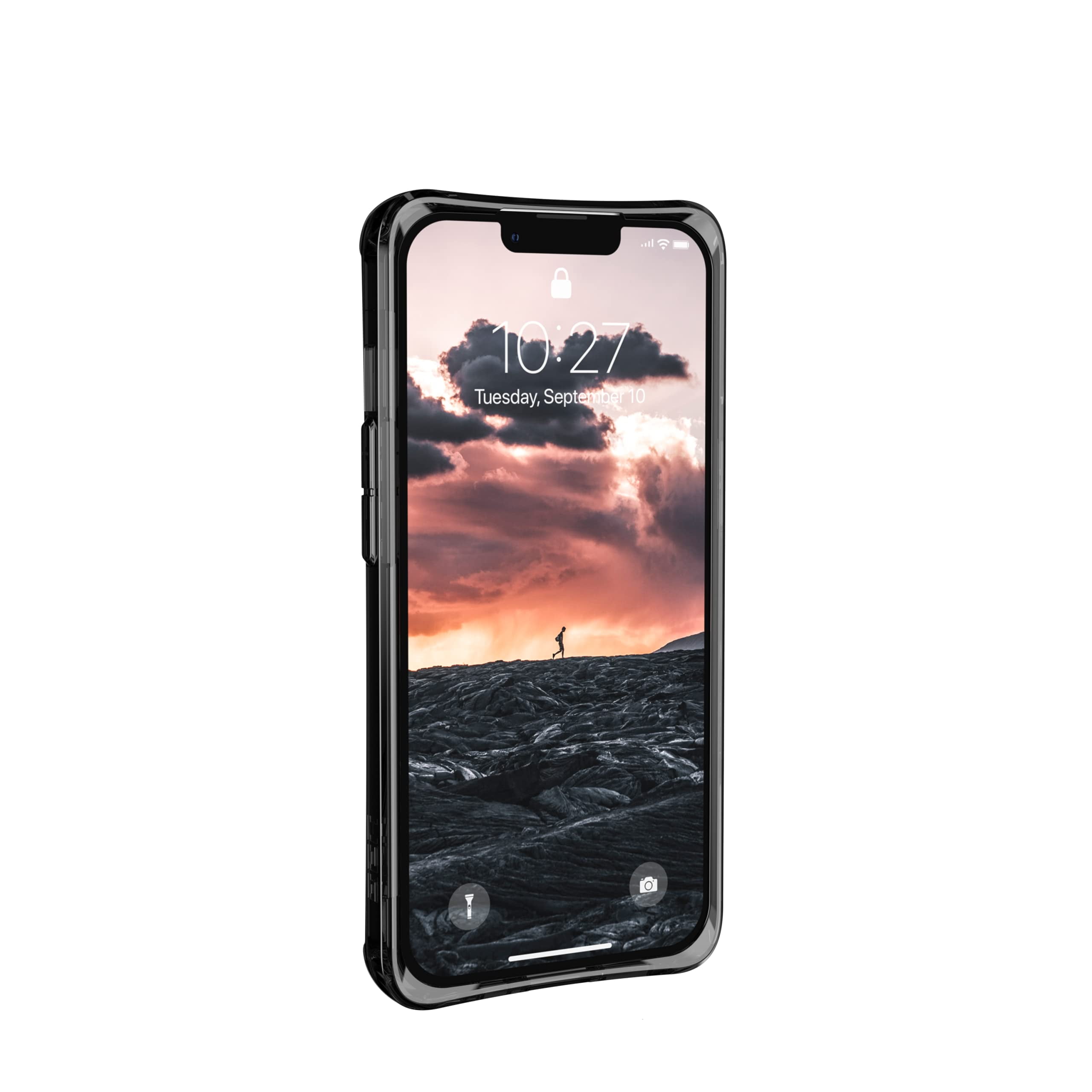 UAG iPhone 13 Pro Case [6.1-inch screen] Compatible with MagSafe Rugged Lightweight Slim Shockproof Clear Plyo Protective Cover, Ash