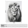 thumbnail image 4 of ARISTURING  Lion Sherpa Throw Blanket Soft Warm Blanket for Bed Couch Kid Adult, 4 of 6