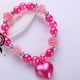 thumbnail image 3 of Pulsera de cuentas para niños, joyería de muñeca, pulsera de niña, pulsera de corazón, decoración, 3 of 8