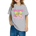 thumbnail image 1 of Fiudx Camiseta para Niños, Suave Tela de Polispandex, Cuello Redondo, Mangas Abullonadas, Uso Diario Informal, para Ir a La Escuela, de 3 a 14 Años, Lavar a Mano., 1 of 6