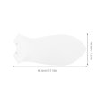 thumbnail image 2 of WEUVEB Ceiling Fan Replacement Parts 3Pcs Sleek Design for Office Users White, 2 of 8