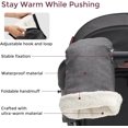 thumbnail image 6 of Momcozy Stroller Gloves Warmmuffs,Universal Winter Anti-Freeze Stroller Mittens,Winter Handmuff Stroller Accessories,Ultra-Plush,Weather-Proof,Foldable Adjustable,Shopping Golf Pet Cart, Black, 6 of 6