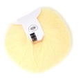 thumbnail image 3 of Viccilley Hilo de lana - Popular suave Mohair Pashm Knit Hilo largo de lana de angora Caliente (con ganchillo)(amarillo claro), 3 of 5
