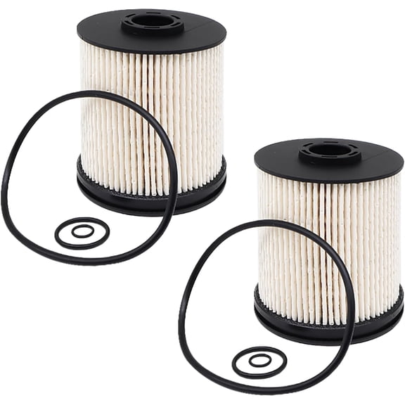 2PCS TP1015 Fuel Filter for 3.0L & 6.6L Duramax Diesel Engines Compatible with Chevy Silverado/GMC Sierra 2001-2024, OEM Replacement with High-Efficiency Filtration