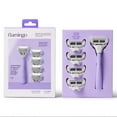 thumbnail image 4 of Flamingo Women’s Razor Multipack with 5 Razor Blade Refills - Lilac Handle, 4 of 6