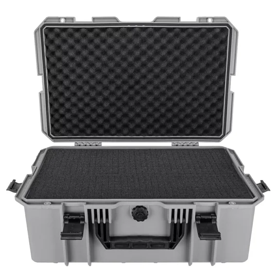 Eylar 21.6" Intact Series Carry-On Hard Camera Case, Lightweight and Durable Stacker Design with Foam (Gray)