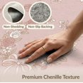 thumbnail image 6 of ODIKA 8'x10' Washable Area Rug Frame Border Dainty Polka Dot Cute Motif Wreath Centerpiece Playful for Living Room, Under Sectional, Family , Durable, Non-Slip, 6 of 7