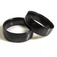 thumbnail image 6 of K-KED 50pcs Black 8MM Band Ring Men Stainless Steel Comfort-fit Classic Ring Men Gift, 6 of 6