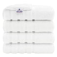 thumbnail image 1 of Juego de toallas de baño American Soft Linen Luxury, 4 piezas, color blanco, 1 of 9