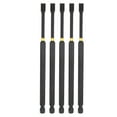 thumbnail image 1 of Uxcell 5pcs SL6 Slotted Impact Screwdriver Bits 1/4" Hex Shank 6" Long Magnetic Bit, 1 of 7