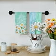 thumbnail image 2 of White Flower Spring Kitchen Towels Dish Towels Set of 2,Hello Spring Sign Hand Towels 18x26 Inch Drying Dishcloth,Farmhouse Home Seasonal Spring Decorations AD282, 2 of 6