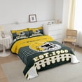 thumbnail image 3 of Erosebridal Football Bedding Sets Twin with Comforter, Teens Room Decor, Dark Green 2 Pieces, Dallas, 3 of 6