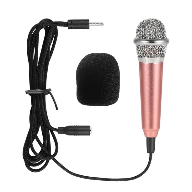 Inteprter Mini micrófono de audio portátil X3 Modelos de metal sin soporte y auriculares Teléfono y Comunicación oro