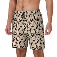 thumbnail image 2 of Uemuo Dachshund Dog Puppy Pattern Mens Swim Trunks Quick Dry Board Shorts with Mesh Lining, Stretch Beach Shorts Quick Dry No-Chafing Board Shorts-Medium, 2 of 9