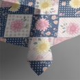 thumbnail image 5 of Pioneer Flower Floral Print Pattern Square Tablecloth, Waterproof Wipeable Spillproof Washable Table Cover for Home Kitchen Party Decor, 42"x42", 5 of 6
