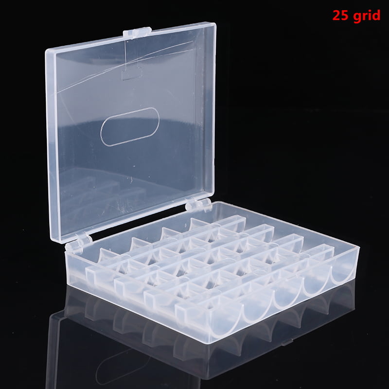 15Cells Plastic Storage Box Case For Sewing Bobbins Spools Organisers Contain YH 