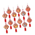 thumbnail image 1 of KLKCMS 12 Pieces Chinese New Year Hanging Decorations Party for Door Bedroom Window D, 1 of 9