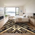 thumbnail image 3 of ODIKA 4'x6' Machine Washable Non-Slip Area Rug, Aztec Black High Traffic Rug, Black, 954615, 3 of 7