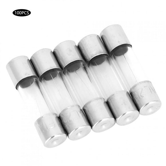 Fuse,100pcs 250V Fast Fuse Glass Tube Fuse Glass Fuse Built for Professionals