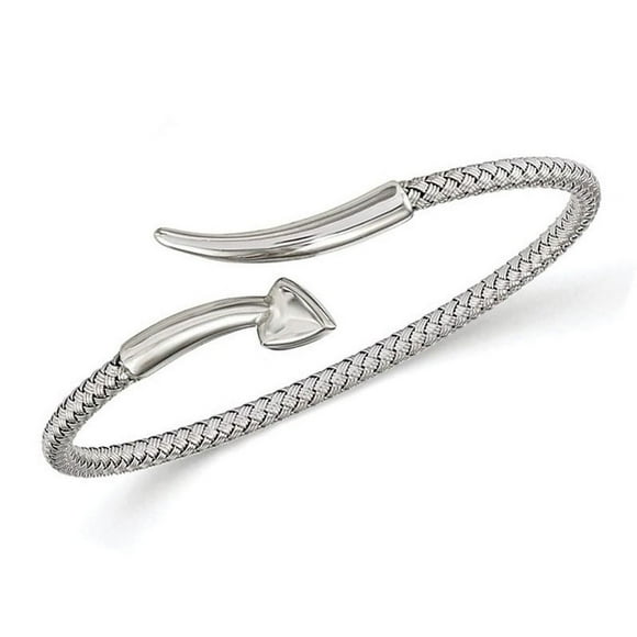 Sterling Silver Flexible Bangle Bracelet