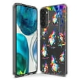 thumbnail image 3 of MUNDAZE LG Stylo 6 Shockproof Clear Hybrid Protective Phone Case Water Painting Colorful Splash Gnomes Cover, 3 of 5