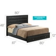thumbnail image 2 of Glory Furniture Burlington King Storage Bed in Black, 2 of 2