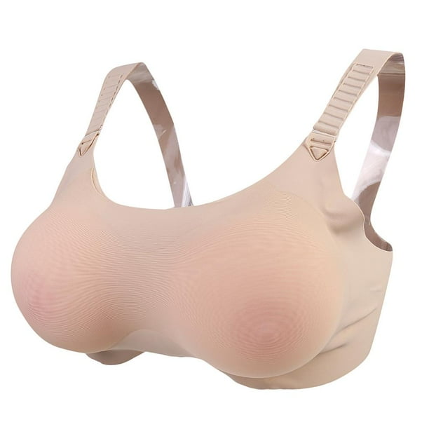 de prótesis de pechos falsos con formas de de silicona 500-1400g de para Mastectomía Novety es de - 肤色 A, 36/80 Hugo Crossdresser sujetador