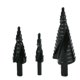 thumbnail image 2 of Juego de Brocas Escalonadas HSS de 3 Piezas, Herramientas de Corte en , , Negro, 4-32 Mm Macarena Broca escalonada de cobalto 3pcs, 2 of 8