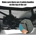 thumbnail image 5 of Filet de Toit pour Voiture, Filet de Cargaison Réglable pour SUV Double Couche, 5 of 5
