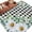 White Green Black, variant on Daisy Spring Floral Area Rugs 2.7'x5', Washable Small Throw Rugs for Kitchen Bedroom, Eucalyptus Leaves Watercolor Wooden Indoor Outdoor Rug Non-Slip Low Pile Carpet Runner Reversible Floor Mats