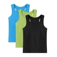 thumbnail image 2 of Yertdoel Girls Tank Tops 3 PC Kids Solid Crew Neck Sleeveless Undershirts Casual Athletic Tank Tops for Boys Girls, 1-13 Years, 2 of 9