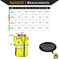 thumbnail image 6 of KwikSafety (Charlotte, NC) BIG KAHUNA DIGITAL Safety Vest (LIMITED EDITION) ANSI Class 2 OSHA Reflective High Visibility Heavy Duty Surveyor Construction Mesh Vis Zipper Men Work | Yellow Large, 6 of 6