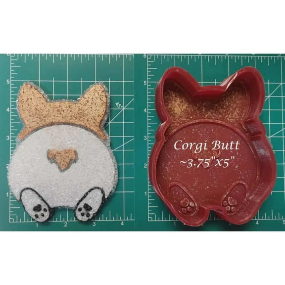 Corgi Butt Silicone Freshie Mold
