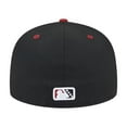 thumbnail image 4 of Men's-New Era  Black Round Rock Express Theme Nights 59FIFTY Fitted Hat, 4 of 5