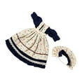 thumbnail image 1 of 1/6 bjd muñeco princesa traje de vestir para hacer tus propias muñecas manos en la flexibilidad de la foto accesorios de bricolaje para niños vestidos Azul, 1 of 8