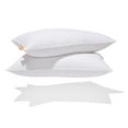 thumbnail image 3 of White Goose Feather Pillow - Firm Support - King Size Two Pack, 3 of 8