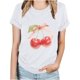 thumbnail image 4 of Blusas de Manga Corta para las Mujeres Divertida Impresión Cuello Redondo Camiseta Vintage, Blusas de Primavera para las Mujeres, 4 of 9