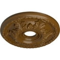 thumbnail image 3 of Ekena Millwork 18"OD x 3 1/2"ID x 2 1/2"P Granada Ceiling Medallion (Fits Canopies up to 6 5/8"), Hand-Painted Smokey Topaz, 3 of 5