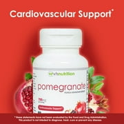 VH Nutrition POMEGRANATE | Cardiovascular Support* Supplement| Punica Granatum Extract | 700mg Proprietary Formula | 60 Capsules