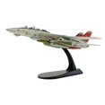 thumbnail image 1 of Avión F-14D a escala 1/100, modelo de avión de colección, robusto para decoración de mesa, 19 x 18 cm, multifuncional, con soporte., 1 of 9