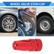 thumbnail image 3 of Ofertas Únicas 5 Pcs Tapas de Válvula de Neumático 18x7MM Tapa de Válvula de Rueda de Coche Universal para Coche Bicicleta Aleación de Aluminio Roja, 3 of 7