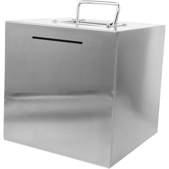 y Box Stainless Steel Piggy Bank Money Saving Jar Money Saving Pot Coins Container Unbreakable Piggy Bank Savings Bank Piggy Banks for Adults Coin Bank Money Bank Metal