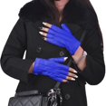 thumbnail image 5 of Genuine Leather Women Half Finger Dress Gloves, 5 of 5