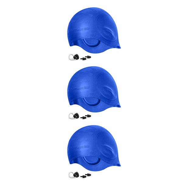 Qarigey Gorros de natación elásticos para el cabello para mujer, tapones para los oídos impermeables, Clip para la nariz resistente a la Type1 NO1
