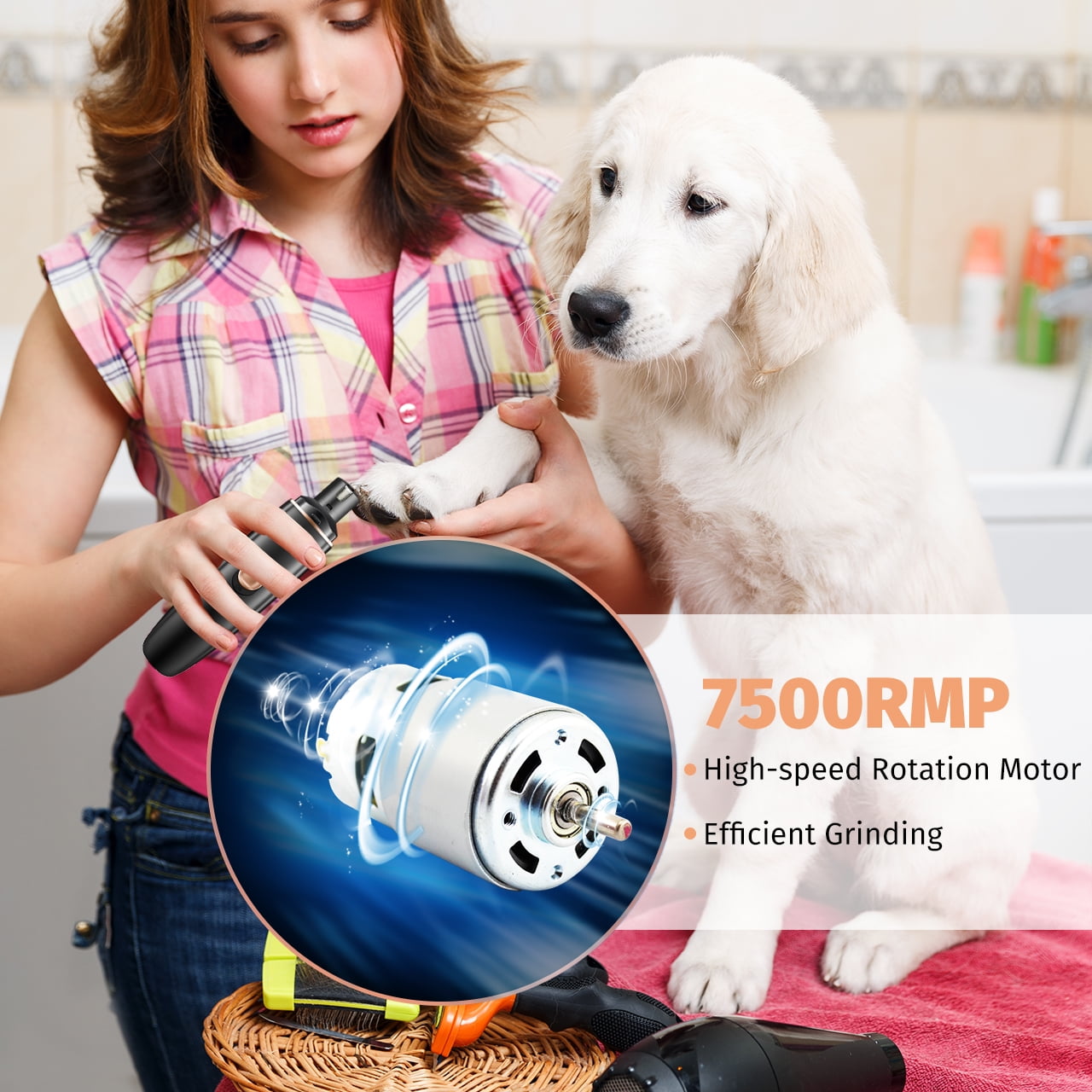 rotating dog nail clipper