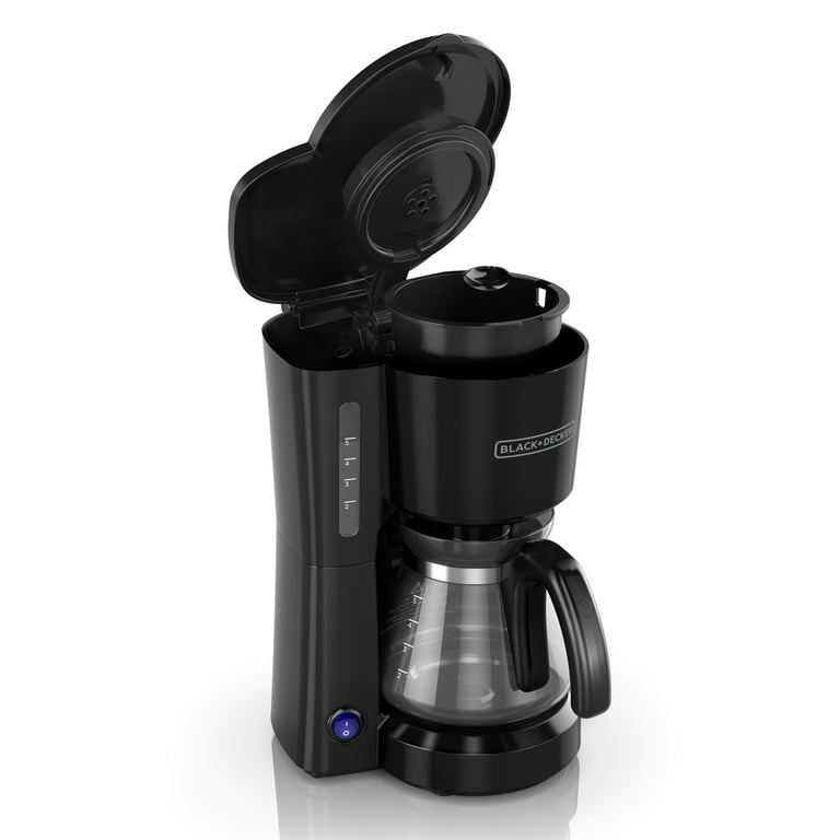 5CUP Coffee Maker - Space-Saving Design, Auto Pause and Serve, Removable  Filter Basket, BLACK - Bed Bath & Beyond - 37512029